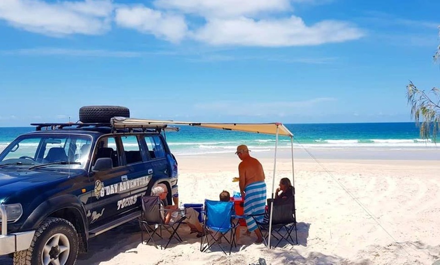 Image 1: Bribie Island 4x4 and Beach Tour 