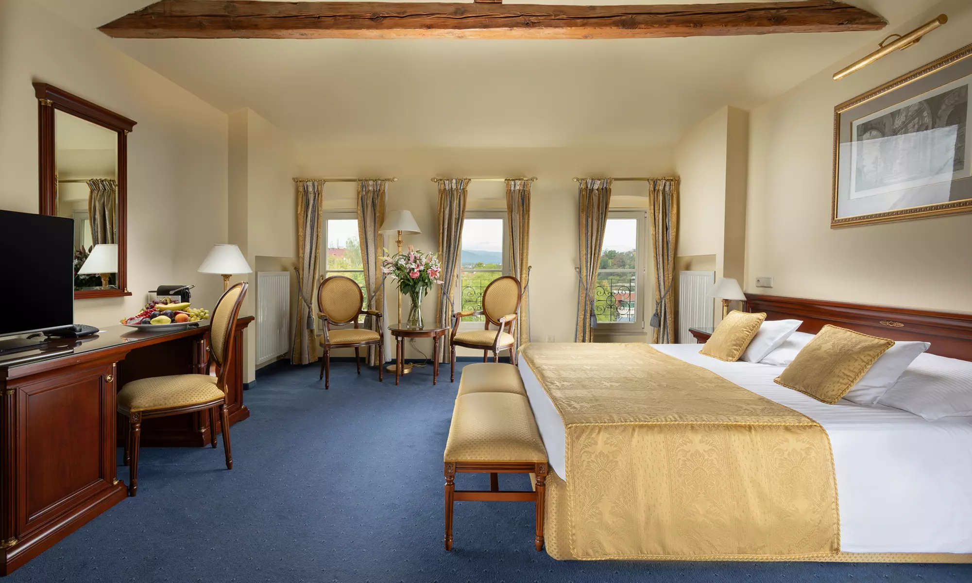 Karlsbad: Superior-Doppelzimmer mit Frühstück oder Halbpension