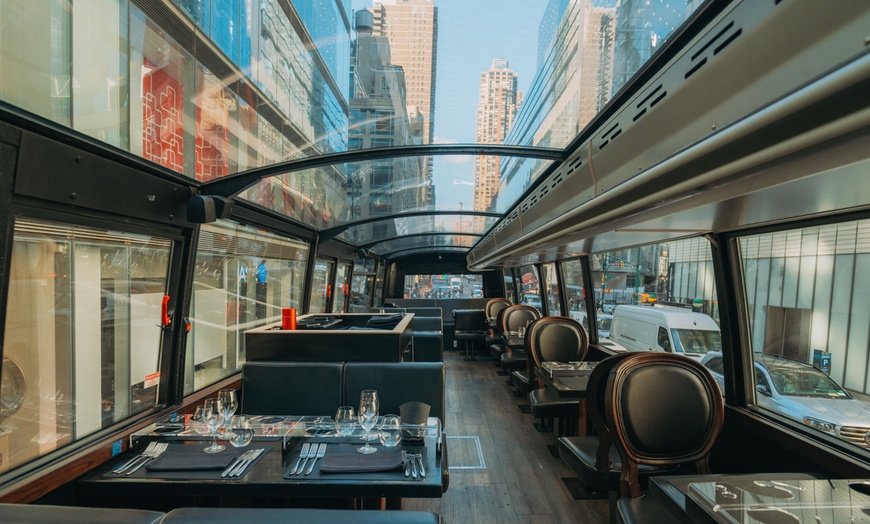 Image 5: Mother's Day Gourmet Lunch Tour: NYC's Glass-Topped Moving Penthouse