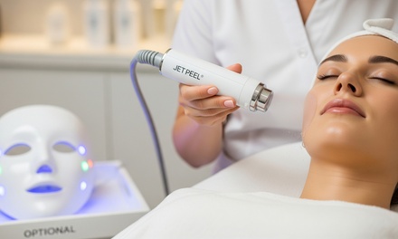 Soin du visage jet peel avec LED de 45 min