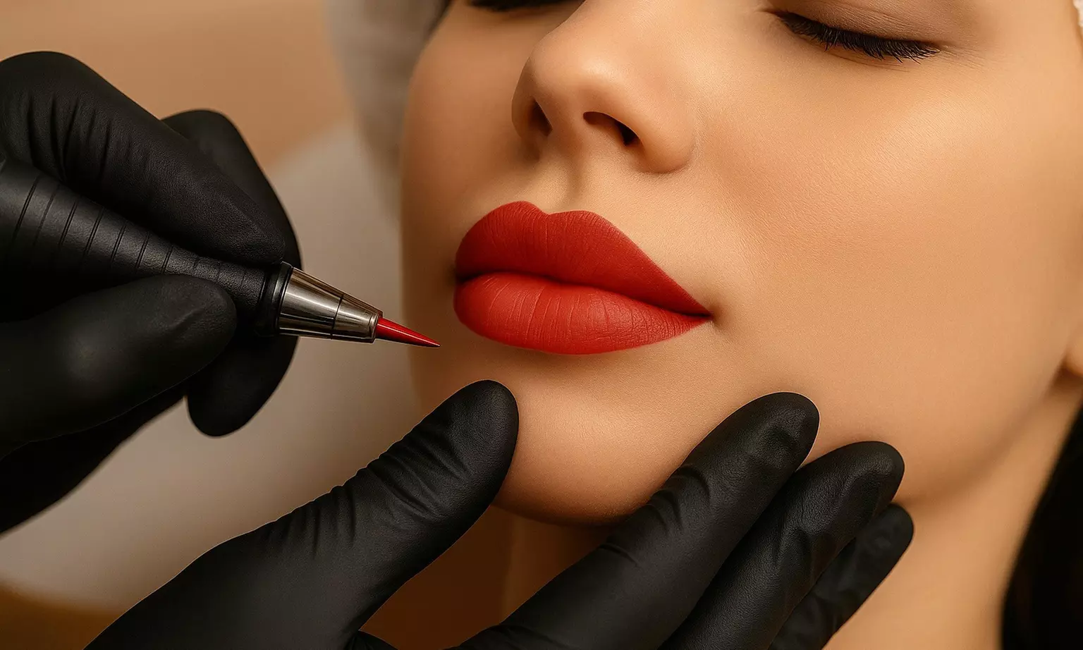 Experience a Lip Blush (Permanent Lip Color) Session!