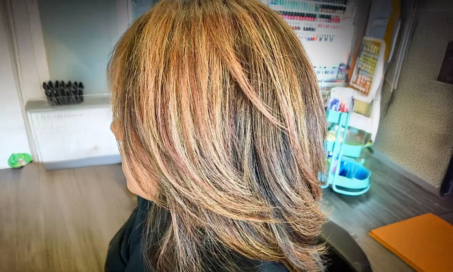 Haircut and Blowdry + Deep Conditioning + Choice of Hair Color Service 