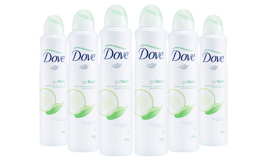 Image 13: Six-Pack of Dove Antiperspirant Deodorant Spray