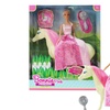 Image 1: 29cm Riding Princess Doll Set with Horse and Accessories