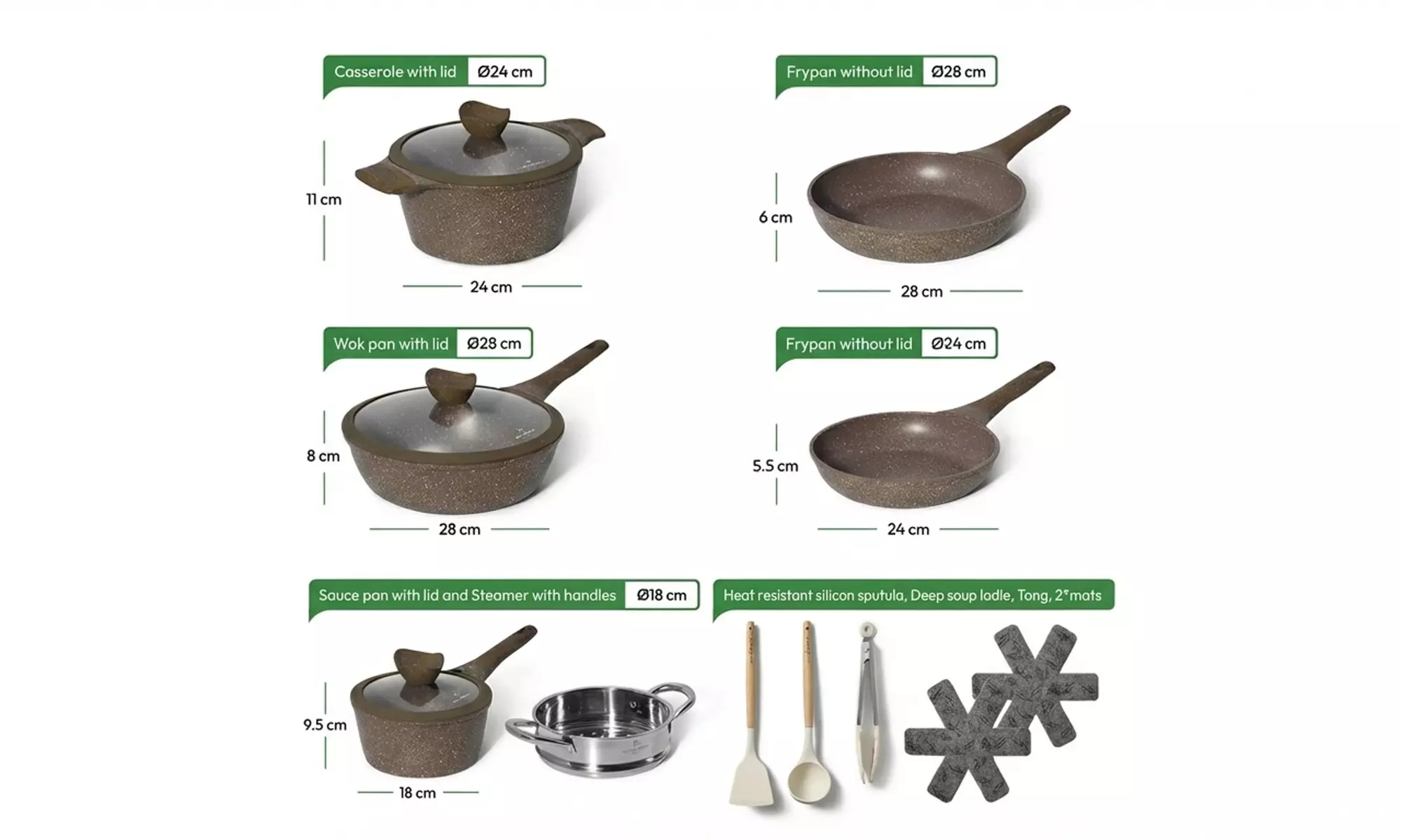 14-delige Just Perfecto kookset