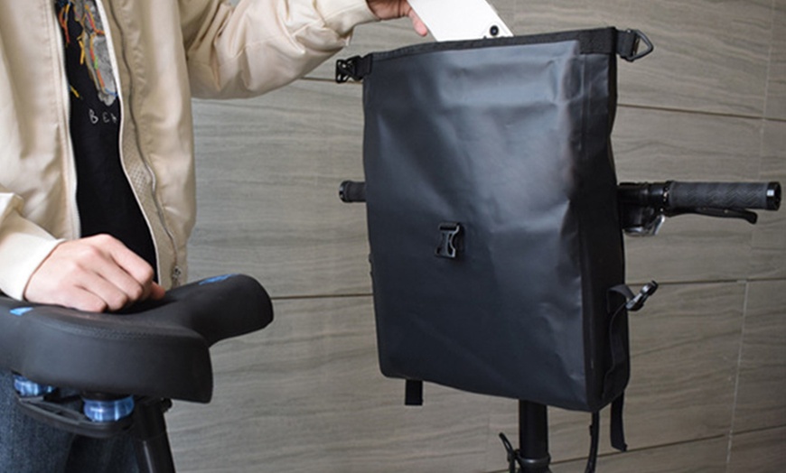 Image 3: One 9L Bike Handlebar Bag Cycling Front Frame Tube Bag; FREE SHIPPING