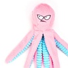 Image 4: Plush Squeaky Octopus Dog Toy