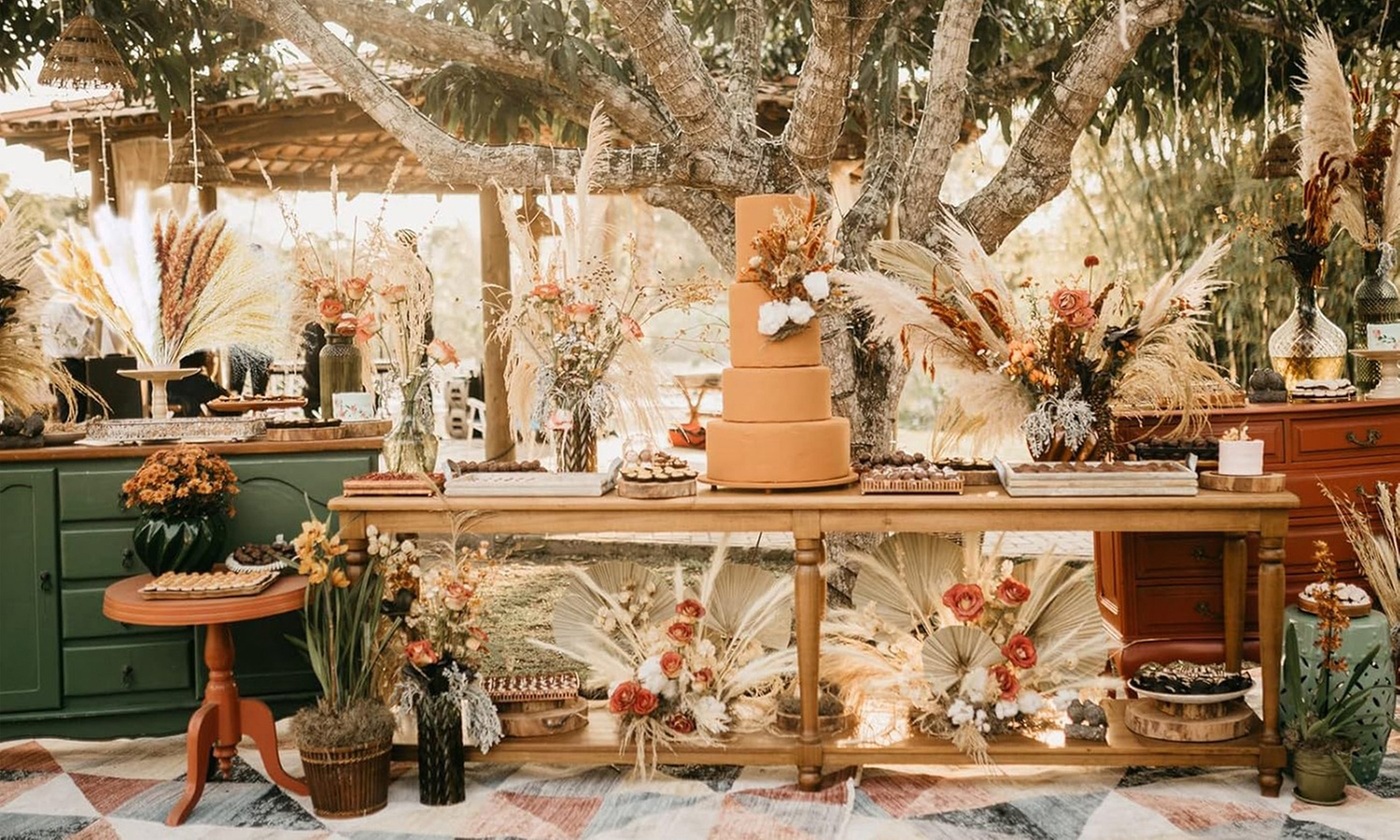 Natural Dried Flowers Pampas Grass Bunny Tails Bouquet Boho Wedding Table Decor