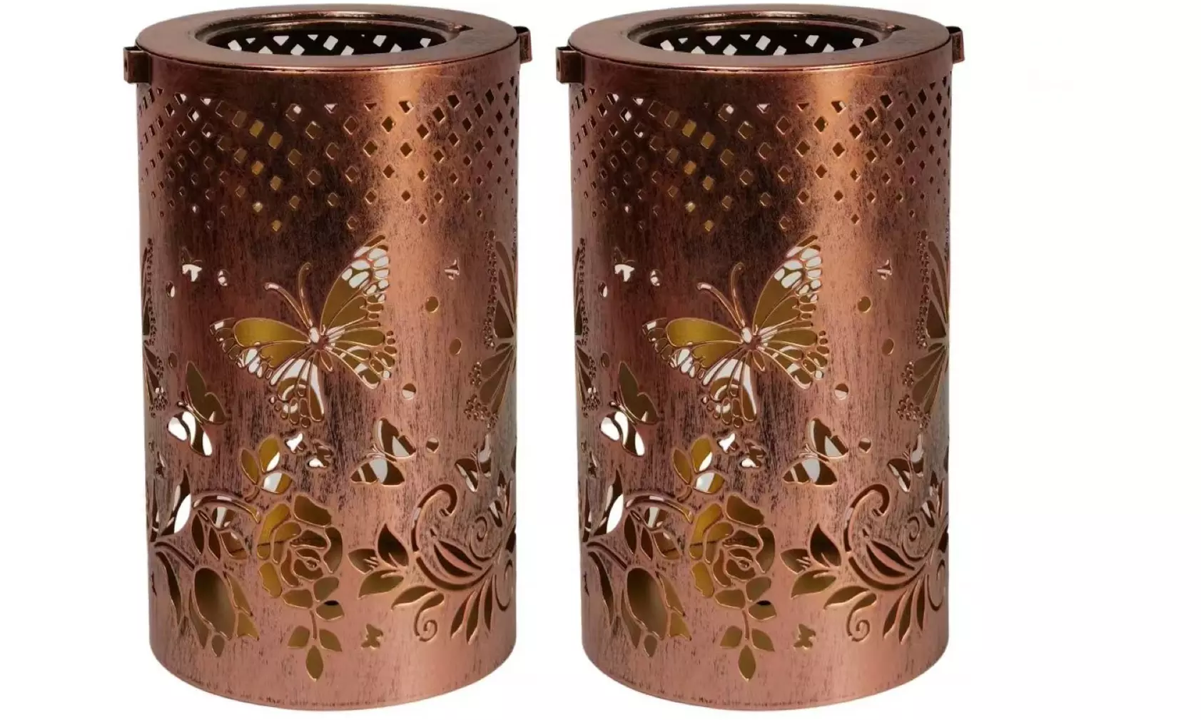 One or Two Solar-Powered Butterfly Lights