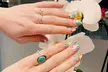 Gel Mani - Pedi or Full Set Gel Short Acrylics with Collagen Hand Treatment (Up To 44% Off) - Second Medium