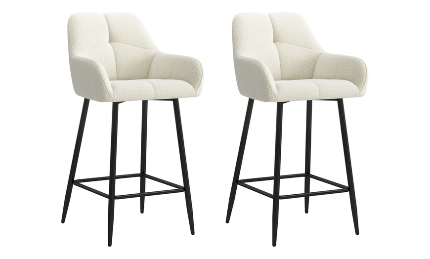Image 7: Juego de 2 taburetes altos
