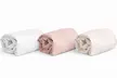 Lot de 3 draps-housse en microlavée, bonnet de 25 cm, taille au choix - Second Medium