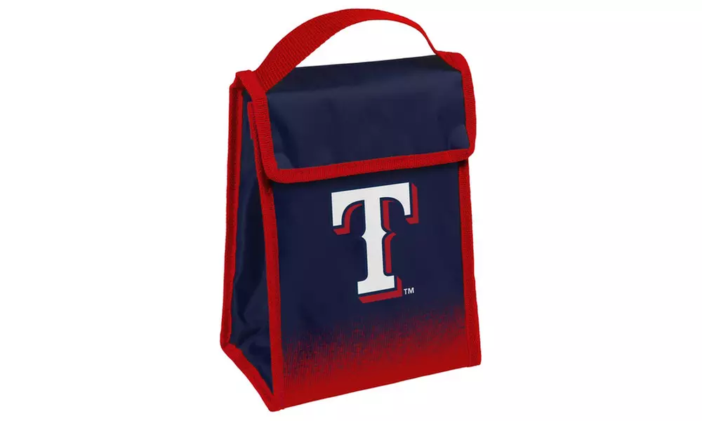Forever Collectibles MLB Team Logo Gradient Insulated Hook & Loop Lunch Bags