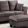 Image 15: Tivette Brushed Velvet Sofa Set 