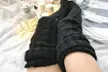 Women Warm Winter Knitted Socks Over Knee Long Thigh High Boot Stockings - Second Medium