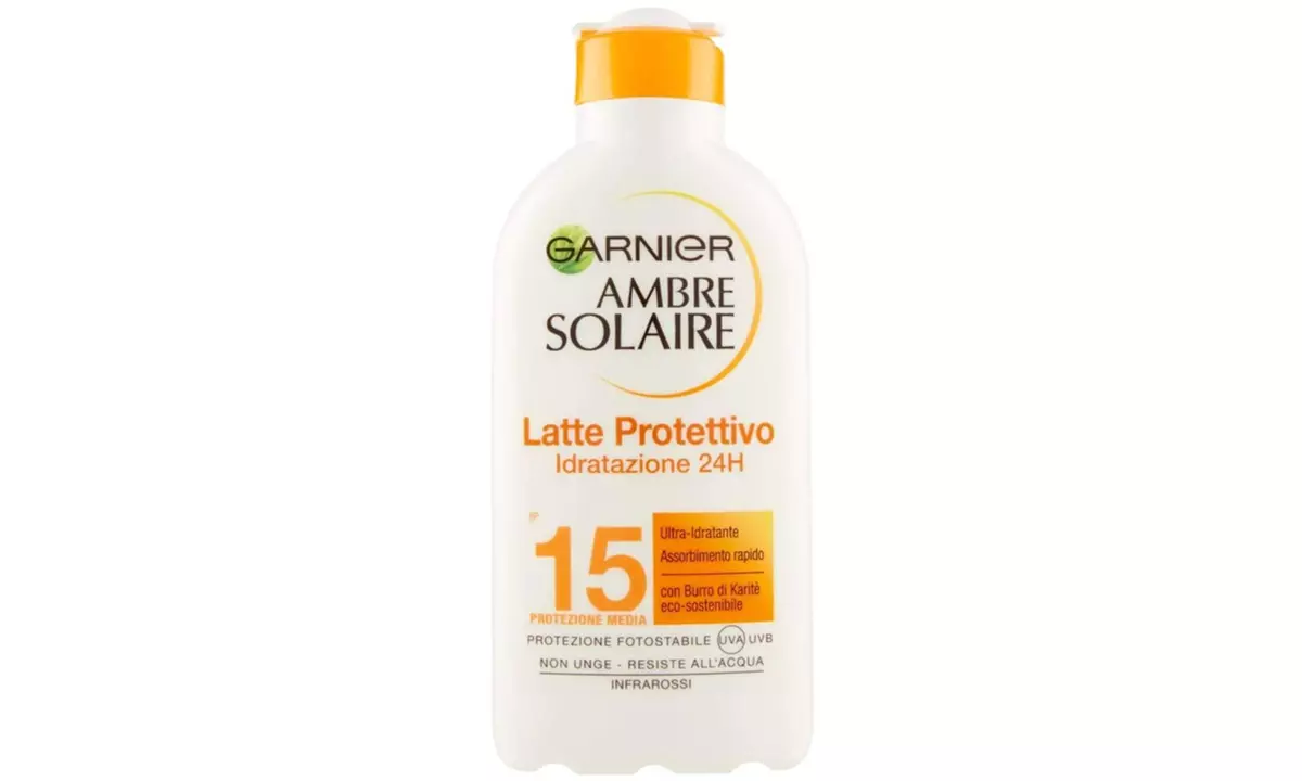 Latte solare Garnier e Angstrom