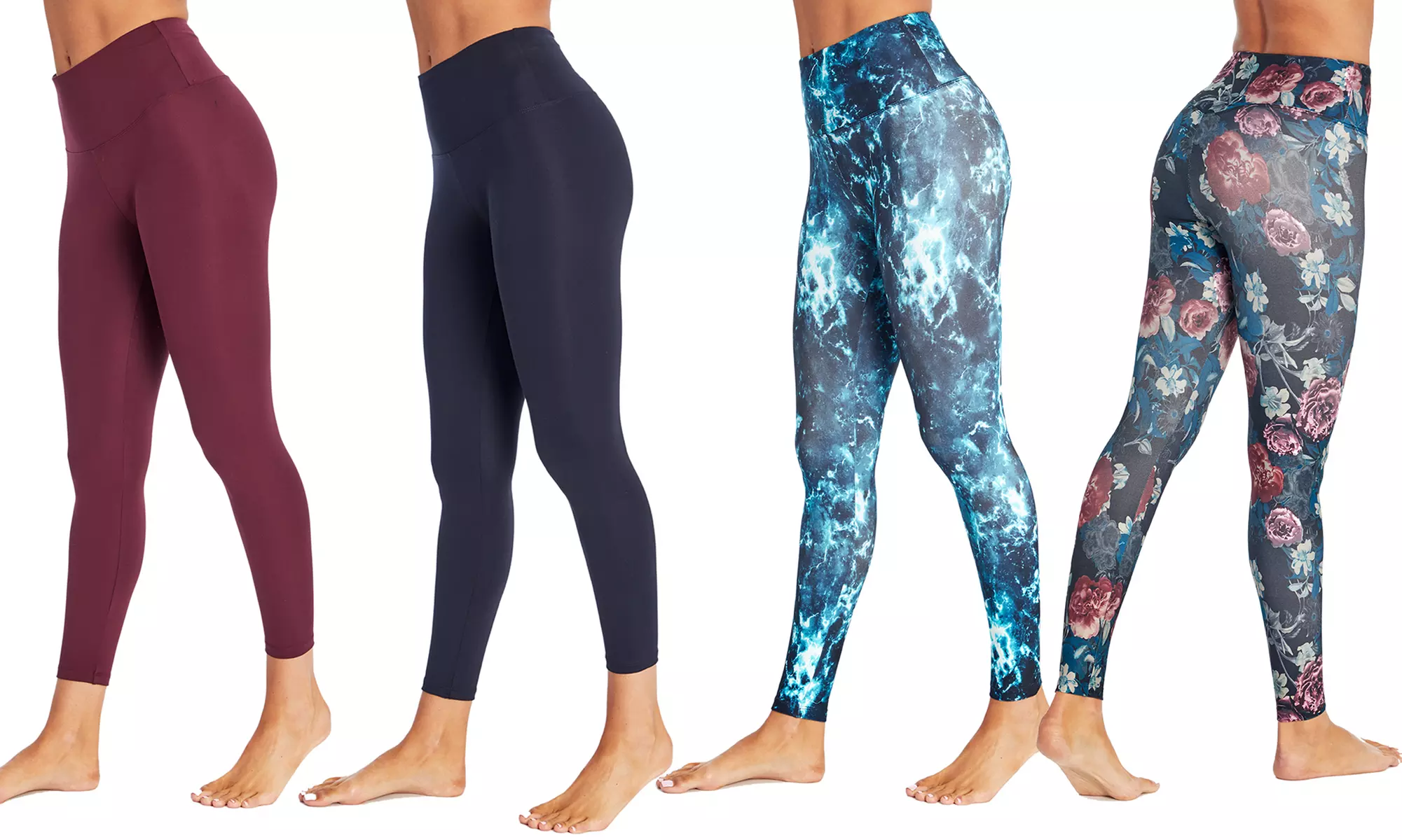 Bally Total Fitness Women's High-Rise Tummy-Control Leggings - Primary Image