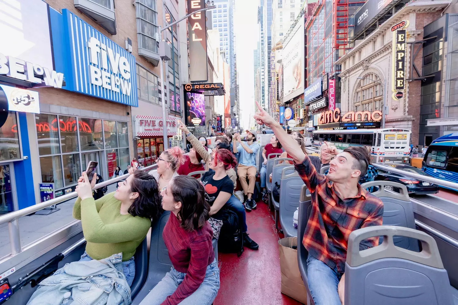 NYC Double-Decker Tour + FREE Museum Entry & Central Park Bike Rental