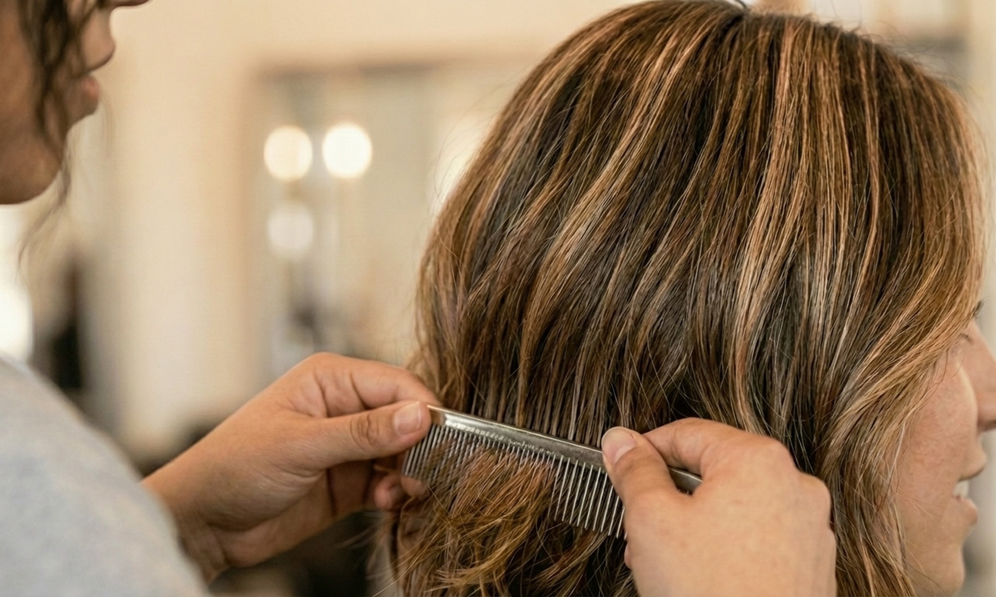Hair Cut, Colour, and Half Head Highlights