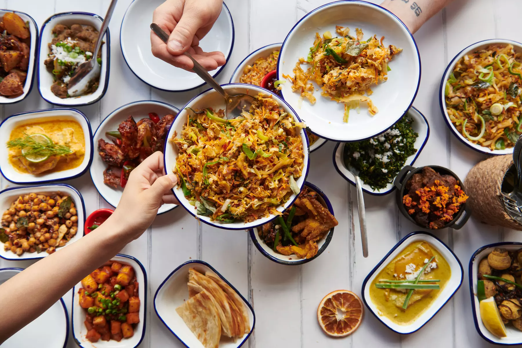 The Coconut Tree – Uniquely Sri Lankan Feasts for 2 or 4 people or 5 Iconic Sharing Plates (Up to 54% Off)