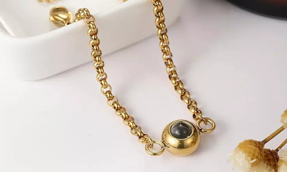 One or Two Custom Photo Projection Bracelet for Couples from Justyling.com (Up to 77% Off) - Second Medium