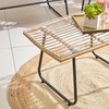 Image 5: Four-Piece Neo Wicker Bamboo Style Garden Sofa Table Chairs Set