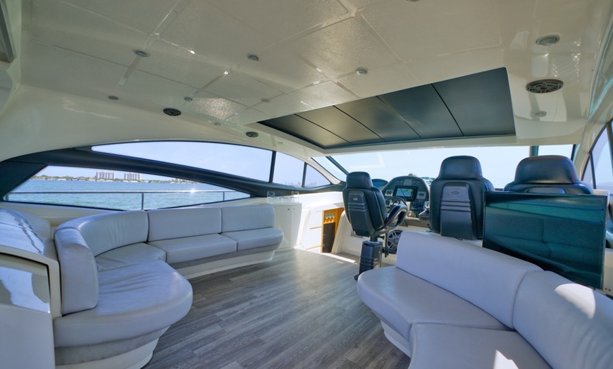Image 6: 2 Hours Private Yacht 70 ft Pershing Up to 13 + 1 or 2 Jet Ski & More