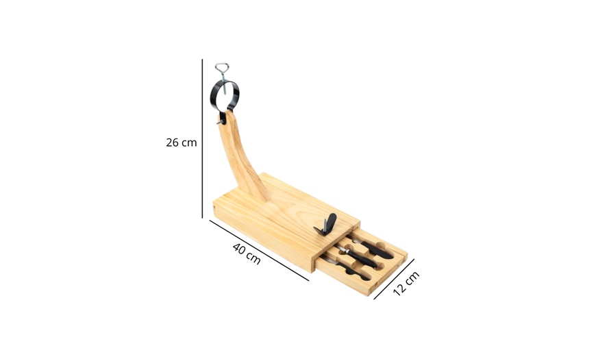 Image 11: Packs de soportes para jamón de Bergner, Well Home y San Ignacio
