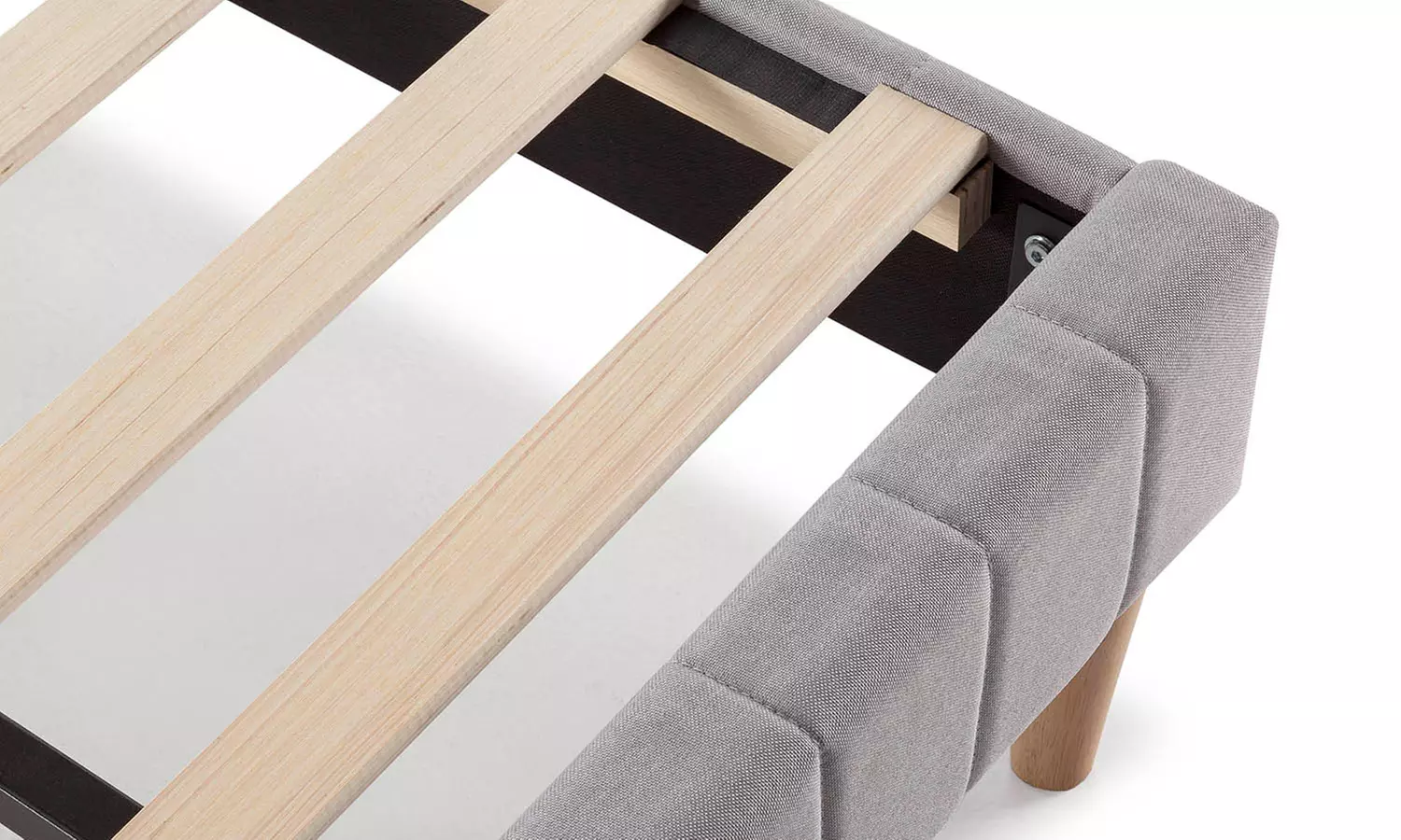 Gepolstertes Bettgestell „Eris“ mit Lattenrost