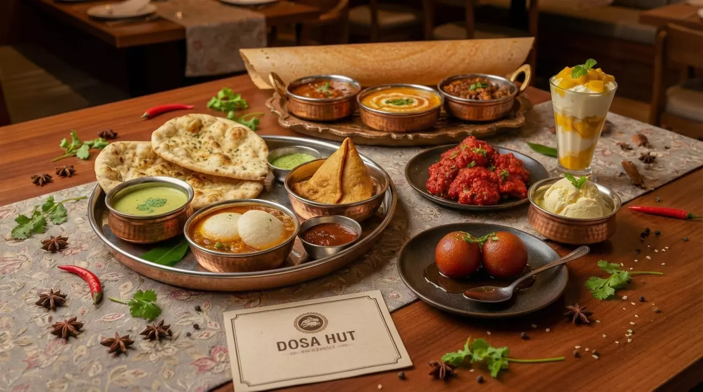 Indisches 3-Gänge-Menü nach Wahl für 1, 2 oder 4 Personen