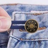 Image 4: 5 Pack No Sew Elastic Metal Jeans Retractable Button Pant Waistband Expander