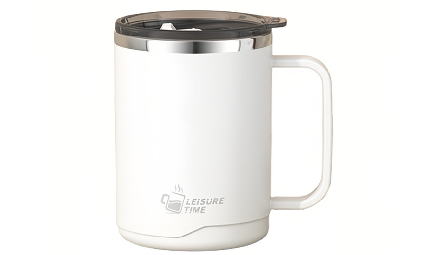 Image 3: Termo de acero inoxidable en forma de taza