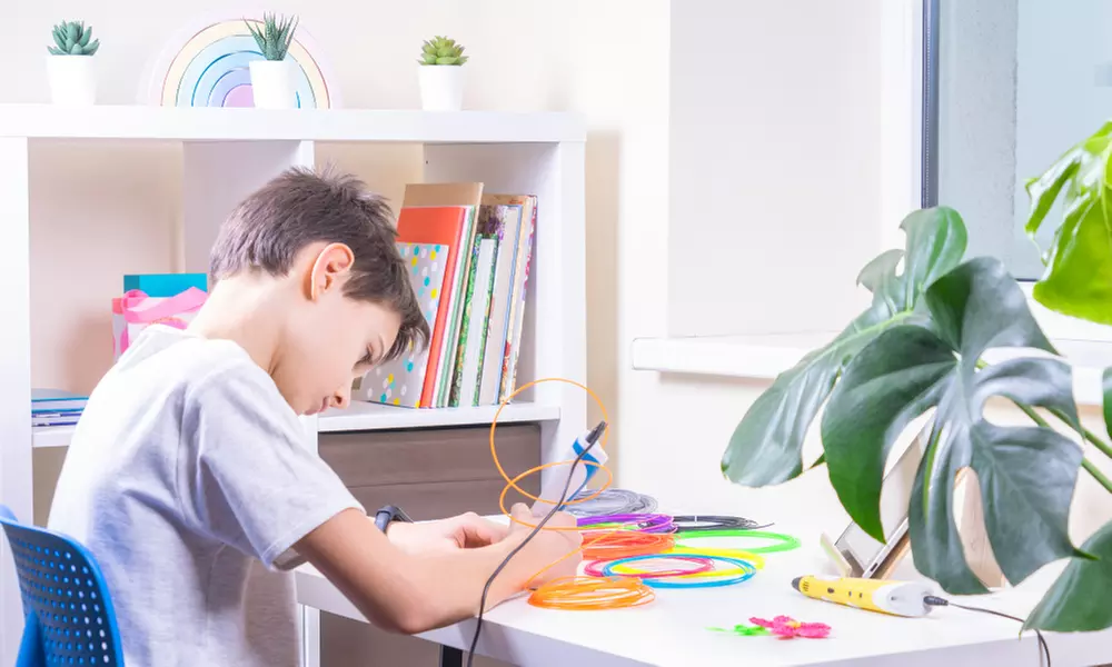 Penna 3D con schermo LED e filamento PLA