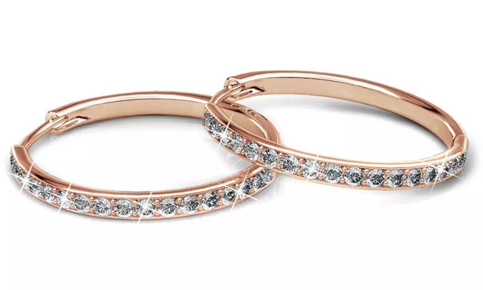 Boucles d’oreilles chic en cristal