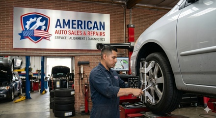 Two-Wheel Alignment for Sedan - American Auto Sales & Repairs