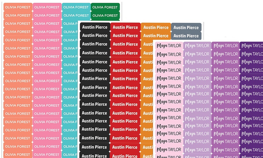 Image 4: Personalisierbare Aufkleber mit Namen oder Foto