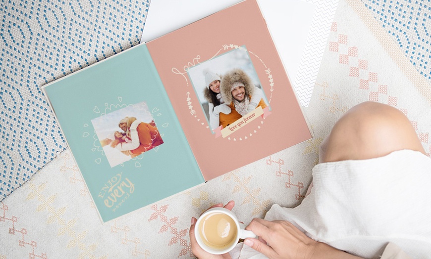 Image 2: Personalized A4 Hardcover Photo Book with Vibrant Colors & Layouts