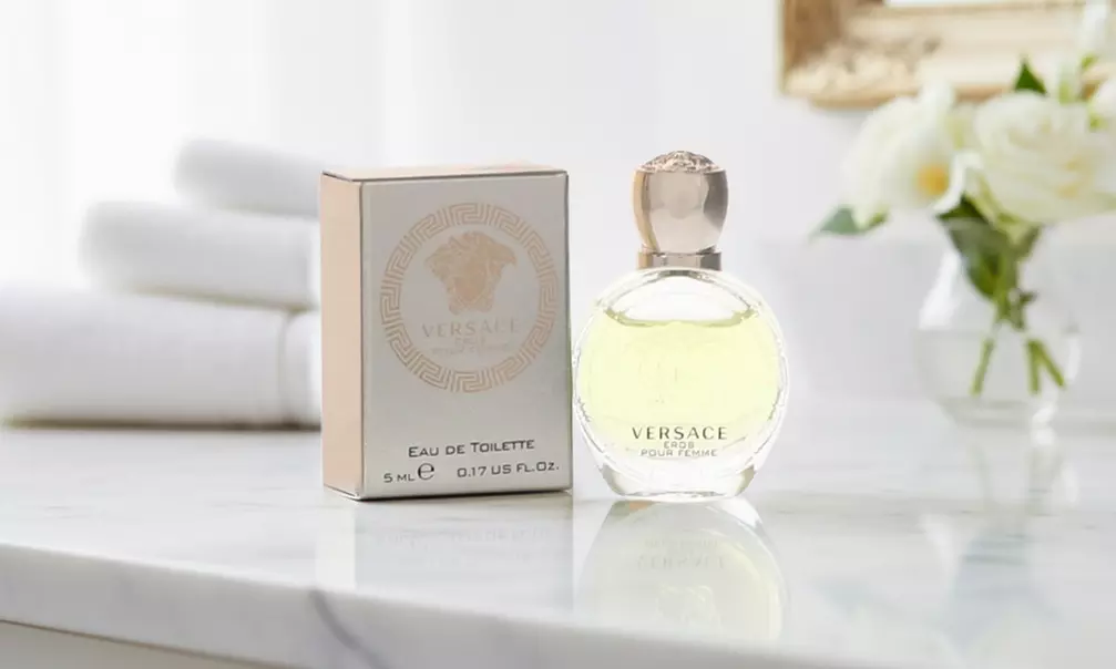 Versace Eros Pour Femme Eau de Toilette 0.17 Fl. Oz. MINI SPLASH