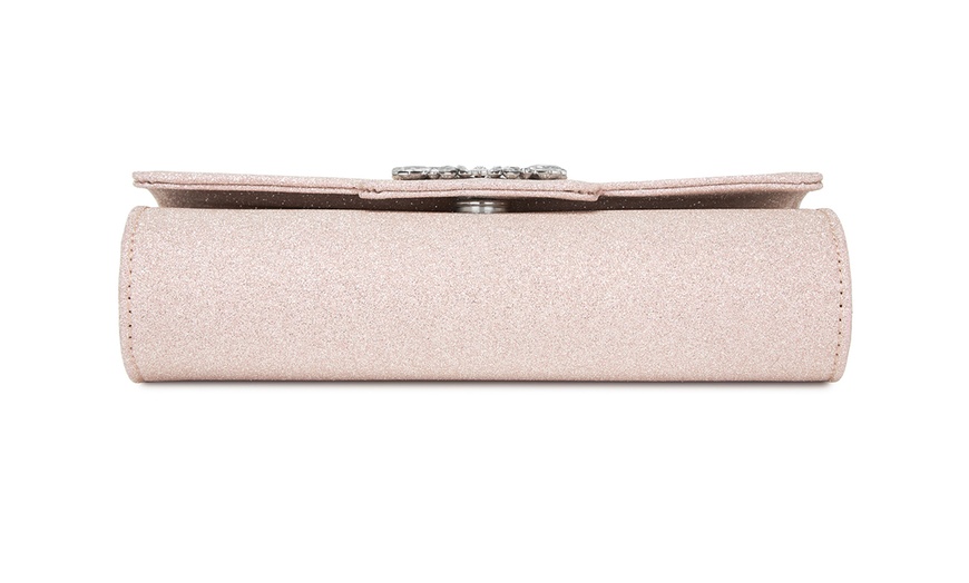 Image 16: Miss Lulu Crystal-Embellished Evening Clutch