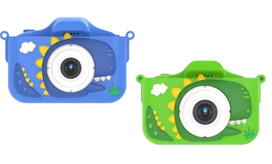 Image 1: 1 o 2 fotocamere digitali Dinosaur per bambini 