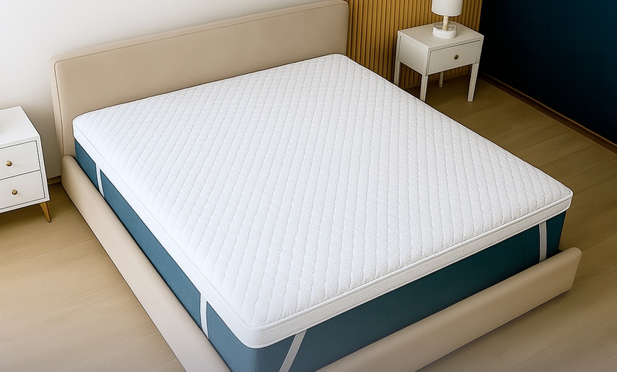 Image 1: Surmatelas GiordyH5 à mémoire de forme de 5 cm The White Stone