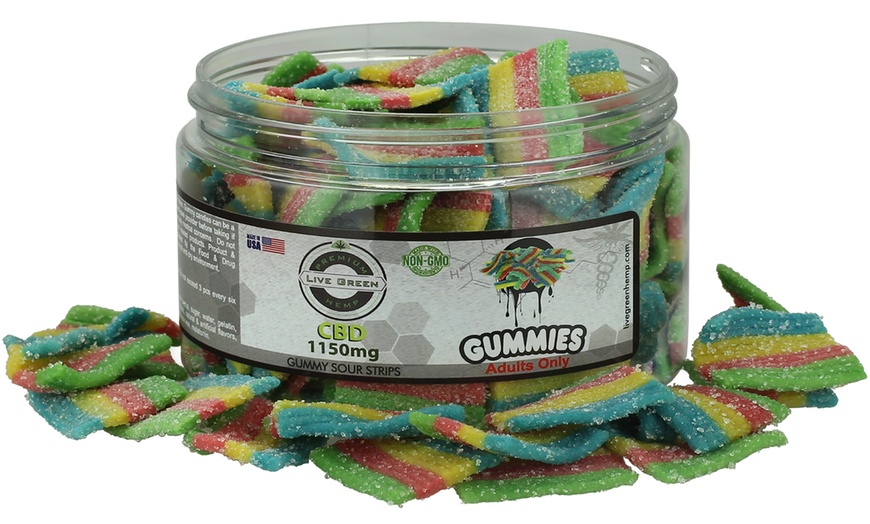 CBD Gummies By Live Green Hemp (500mg, 750mg, 1150mg, Or 1500mg) | Groupon