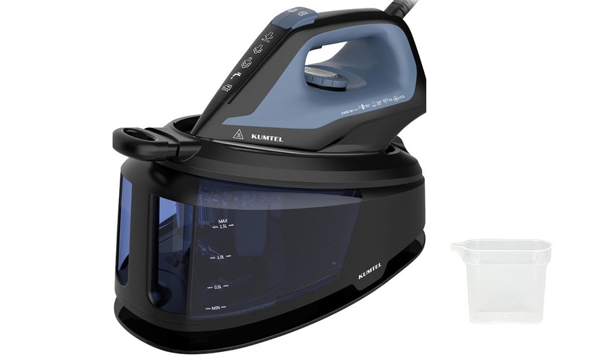 Image 3: Dampfbügelstation mit 1,5-L-Wassertank und Selbstreinigungsfunktion