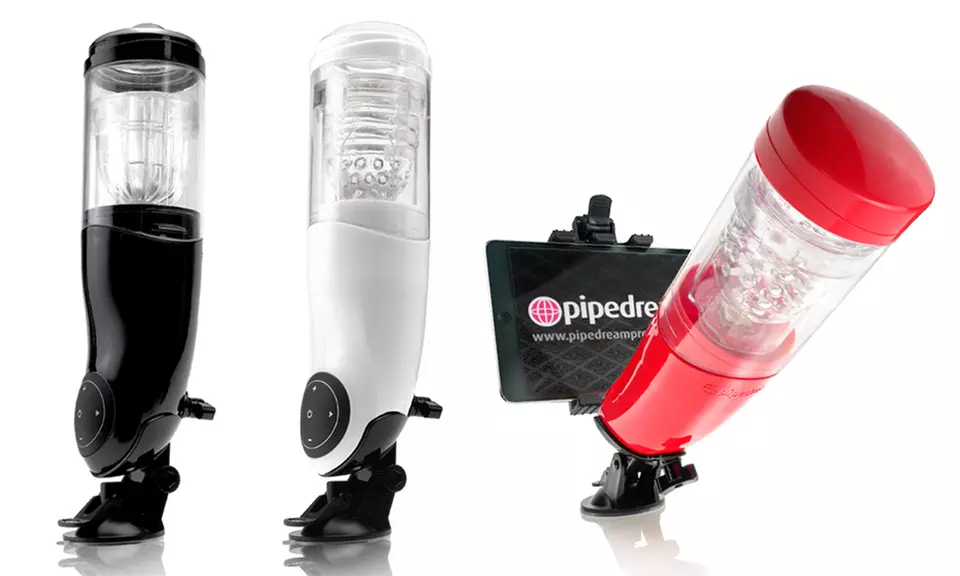 Pipedream Mega-Bator Automatic Stroker with Suction Cup and Phone Holder - Primary Image