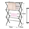 Image 13: Three-Tier Extendable Clothes Airer