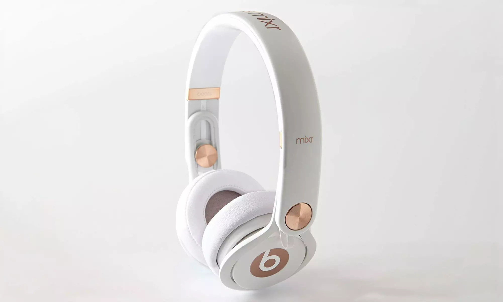 Beats by Dre Mixr Rose Gold Wired On-Ear Headphones (Refurbished) - Second Medium