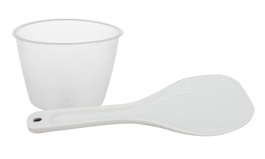 Image 9: TODO Steel, Slow or Rice Cooker w/ Ceramic Bowl/ Cup/ Tray