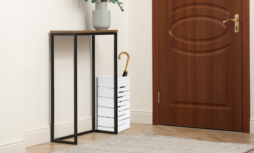 Image 12: Portaombrello in metallo moderno