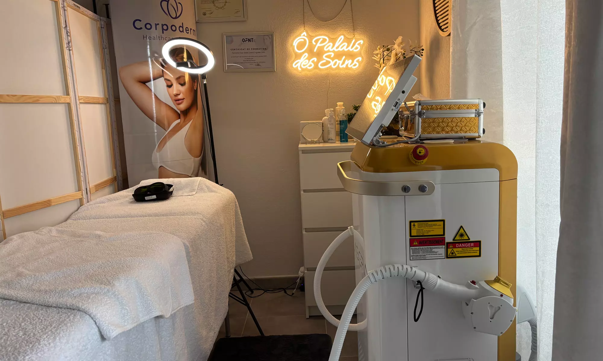 Pour une peau lisse : épilation laser avec O Palais des Soins