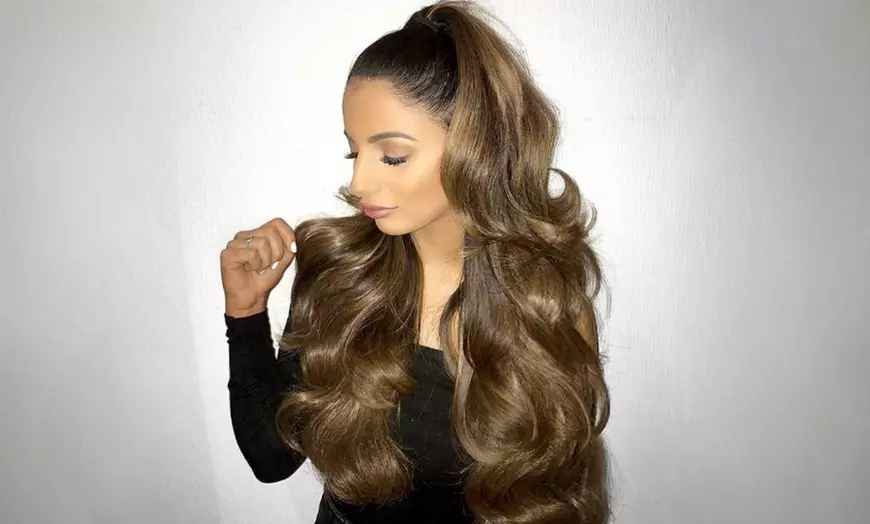 Image 1: Half or Full Russian Tape Extensions with Style Cut & Blend Included